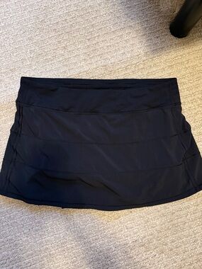 lululemon athletica Black Athletic Skort